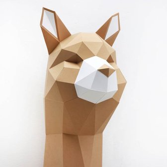 Alpaca 3D bouwplaat