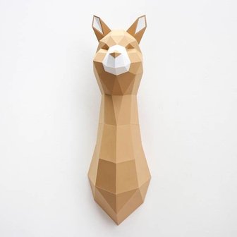 Alpaca 3D bouwplaat